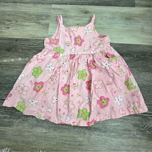 Gymboree Pink Floral Dress with Pockets 3T